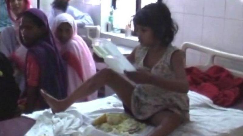 Her curious condition came into limelight after visuals went viral on social media in the past couple of days (Photo: Twitter) Her curious condition came into limelight after visuals went viral on social media in the past couple of days (Photo: Twitter)