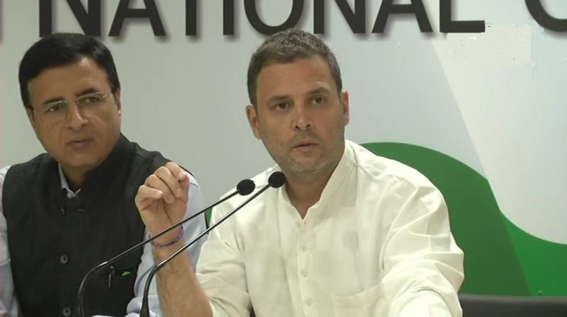 Rahul Gandhi demanded an investigation against Prime Minister Narendra Modi. (Photo: Twitter | ANI) Rahul Gandhi demanded an investigation against Prime Minister Narendra Modi. (Photo: Twitter | ANI)