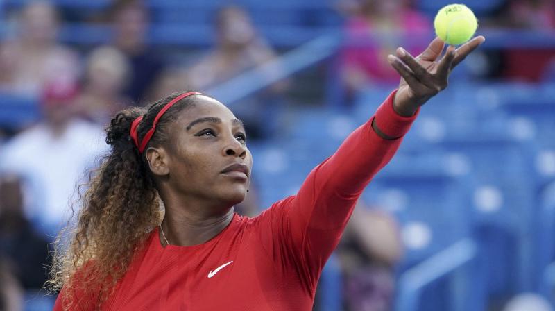 The 36-year-old was all business Monday as she cleaned up on Australian Gavrilova, with Williams winning an 11th straight match here.(Photo: AP) The 36-year-old was all business Monday as she cleaned up on Australian Gavrilova, with Williams winning an 11th straight match here.(Photo: AP)