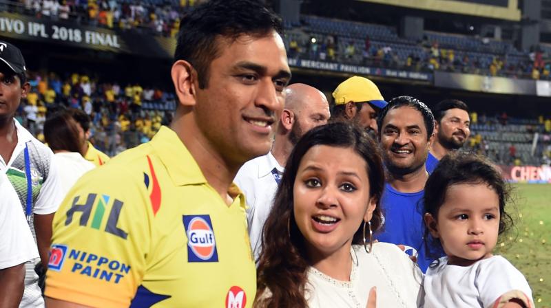While many fans went gaga and commented on the video, Dhoni’s wife Sakshi also came up with an epic response, saying it was meant to be shared only with her. (Photo: PTI) While many fans went gaga and commented on the video, Dhoni’s wife Sakshi also came up with an epic response, saying it was meant to be shared only with her. (Photo: PTI)