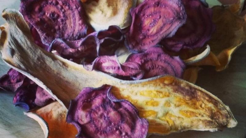 Vegetable crisps. (Photo: Instagram / Tiina Libahunt) Vegetable crisps. (Photo: Instagram / Tiina Libahunt)