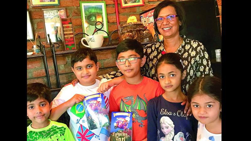 Author Kripa Devar’s upcoming book, The Forgotten Fort, takes a kid’s imagination to another level. Author Kripa Devar’s upcoming book, The Forgotten Fort, takes a kid’s imagination to another level.