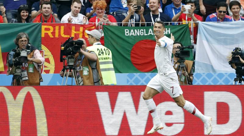 The Real Madrid star struck in the fourth minute in Moscow to surpass Hungarian legend Ferenc Puskas as Europe's all-time leading scorer with 85 international goals. (Photo: AP) The Real Madrid star struck in the fourth minute in Moscow to surpass Hungarian legend Ferenc Puskas as Europe's all-time leading scorer with 85 international goals. (Photo: AP)