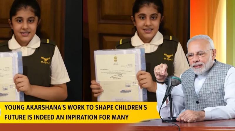 HPS girl receives PMs applause