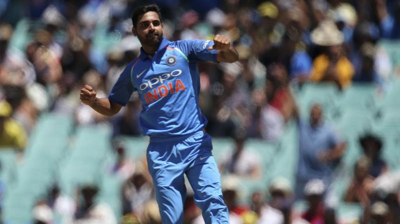 Bhuvneshwar revealed that he wasn't 100 percent fit during the series but currently is niggle free. (Photo: AP) Bhuvneshwar revealed that he wasn't 100 percent fit during the series but currently is niggle free. (Photo: AP)
