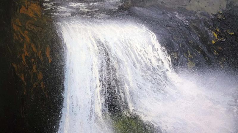 A painting by Rashmi Soni. A painting by Rashmi Soni.