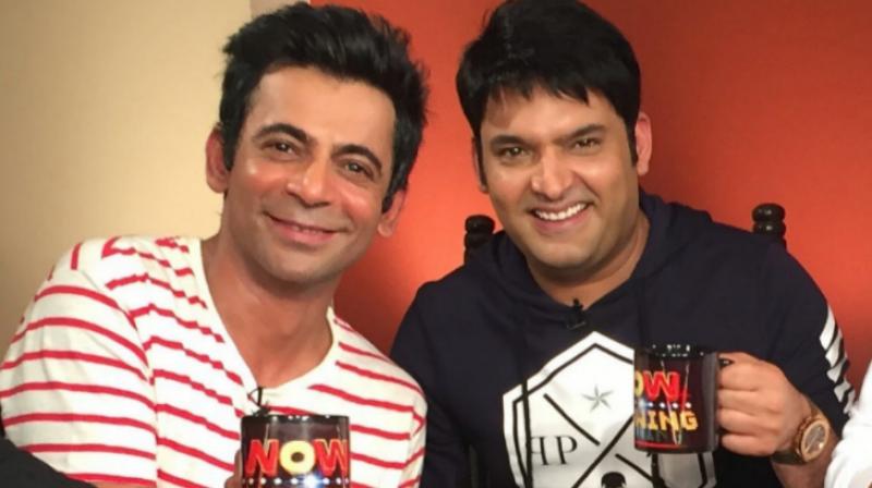 Sunil Grover and Kapil Sharma. Sunil Grover and Kapil Sharma.