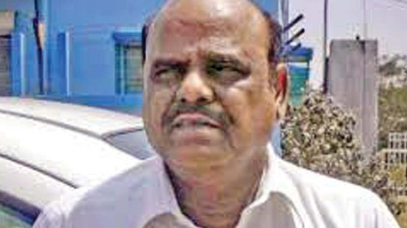 Justice Karnan had earlier moved the apex court seeking his release and cancellation or suspension of the jail sentence in the contempt of court case. (Photo: PTI) Justice Karnan had earlier moved the apex court seeking his release and cancellation or suspension of the jail sentence in the contempt of court case. (Photo: PTI)