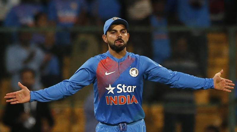 Virat Kohli leads number-two ranked Aaron Finch of Australia by 28 points, while Glenn Maxwell of Australia is third. (Photo: PTI) Virat Kohli leads number-two ranked Aaron Finch of Australia by 28 points, while Glenn Maxwell of Australia is third. (Photo: PTI)