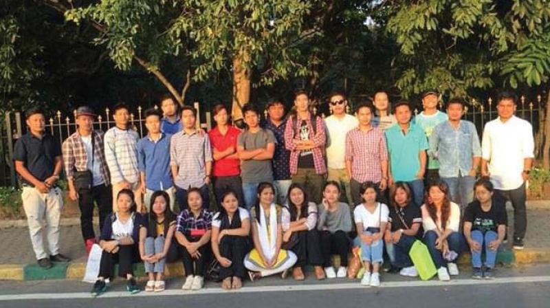 Members of the Chakma Students’ Association of Karnataka after a meeting in the city. Members of the Chakma Students’ Association of Karnataka after a meeting in the city.