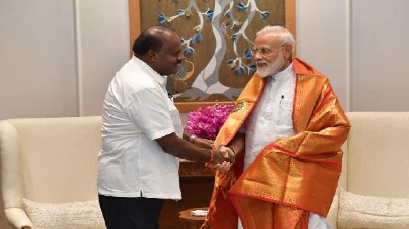 In Karnataka, BJP is the single largest party with 105 members in the 225 member assembly, while the ruling coalition of Congress and JD(U) has 117 members. (Photo: ANI) In Karnataka, BJP is the single largest party with 105 members in the 225 member assembly, while the ruling coalition of Congress and JD(U) has 117 members. (Photo: ANI)
