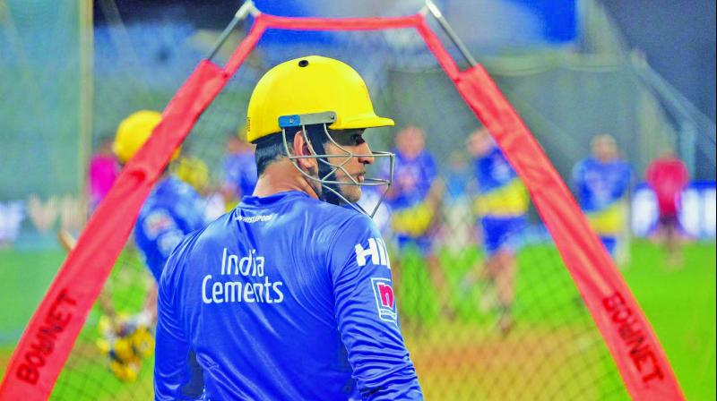 Spotlight will be on M.S. Dhoni when CSK take on KKR on Sunday. (Photo: Twitter) Spotlight will be on M.S. Dhoni when CSK take on KKR on Sunday. (Photo: Twitter)