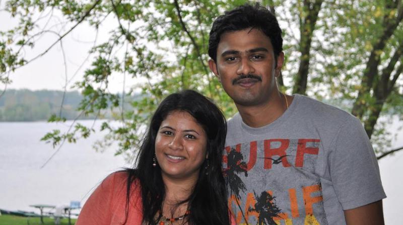 Sunayna’s husband Srinivas Kuchibhotla was shot dead while his colleague, also an Indian, sustained bullet injuries after an American navy veteran opened fire in a crowded suburban bar in Olathe city in February 2017. (Photo: Facebook/Sunayana Dumala) Sunayna’s husband Srinivas Kuchibhotla was shot dead while his colleague, also an Indian, sustained bullet injuries after an American navy veteran opened fire in a crowded suburban bar in Olathe city in February 2017. (Photo: Facebook/Sunayana Dumala)