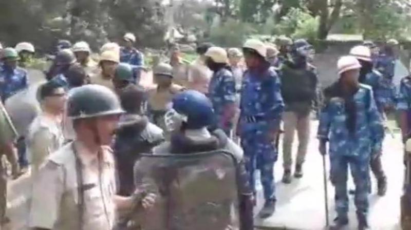 The TMC leadership expressed satisfaction over 'free and fair' polls conducted by state poll panel. (Photo: ANI/Twitter) The TMC leadership expressed satisfaction over 'free and fair' polls conducted by state poll panel. (Photo: ANI/Twitter)