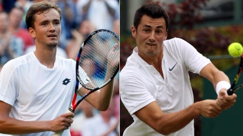 Daniil Medvedev and Bernard Tomic (Photo: AP) Daniil Medvedev and Bernard Tomic (Photo: AP)