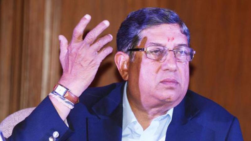 N Srinivasan. (Photo: PTI) N Srinivasan. (Photo: PTI)