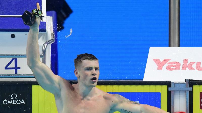 The 22-year-old clocked 26.10 seconds, lowering his own mark of 26.42 set at the world champs in Kazan two years ago. (Photo: AP) The 22-year-old clocked 26.10 seconds, lowering his own mark of 26.42 set at the world champs in Kazan two years ago. (Photo: AP)
