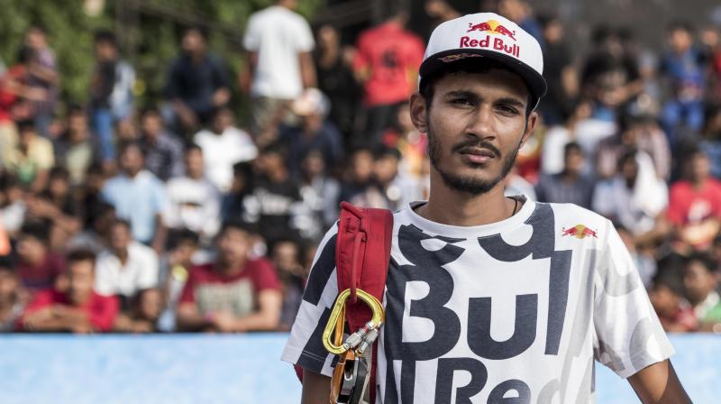 Tuhin Satarkar became the first Indian climber to ascend the Ganesha, India's toughest rock climbing route. (Photo: Red Bull) Tuhin Satarkar became the first Indian climber to ascend the Ganesha, India's toughest rock climbing route. (Photo: Red Bull)