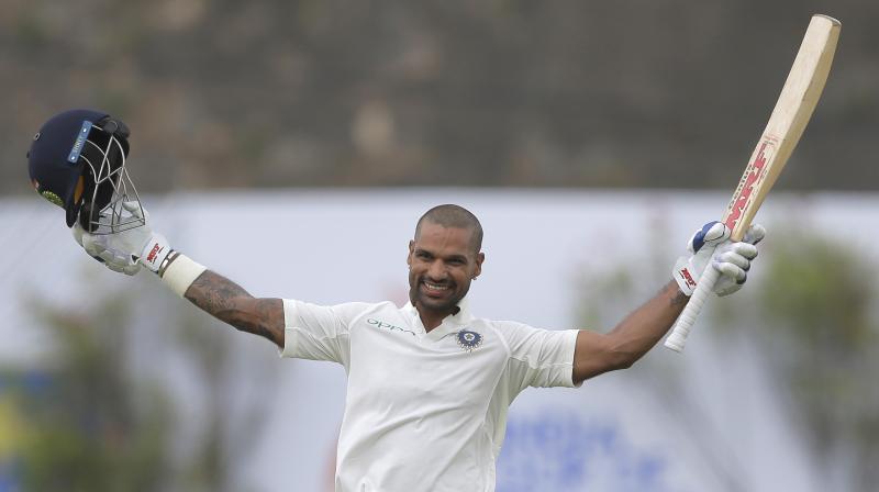 Shikhar Dhawan was the top run scorer in the Test series. (Photo: AP) Shikhar Dhawan was the top run scorer in the Test series. (Photo: AP)