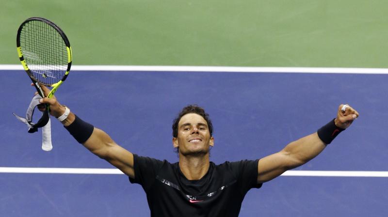 Nadal, five-time champion at the US Open, next faces another 35-year-old, Feliciano Lopez of Spain, for a place in the last 16. (Photo: AP) Nadal, five-time champion at the US Open, next faces another 35-year-old, Feliciano Lopez of Spain, for a place in the last 16. (Photo: AP)