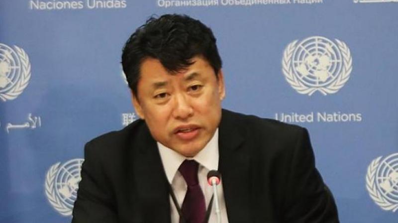 Deputy UN Ambassador Kim In Ryong told the General Assembly's committee on disarmament that the situation on the Korean peninsula has reached the touch-and-go point. (Photo: AP) Deputy UN Ambassador Kim In Ryong told the General Assembly's committee on disarmament that the situation on the Korean peninsula has reached the touch-and-go point. (Photo: AP)