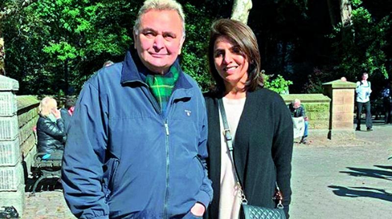Rishi Kapoor with wife Neetu Singh Rishi Kapoor with wife Neetu Singh