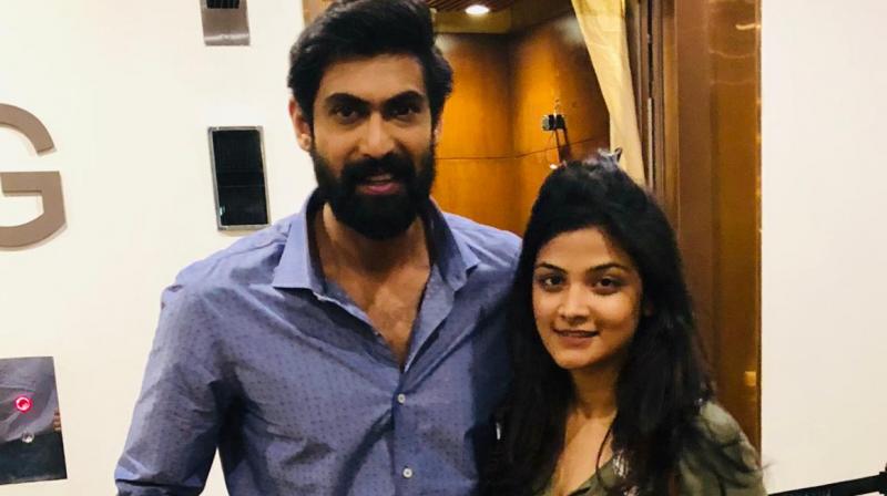 Rana Daggubati with Shreya Jain. Rana Daggubati with Shreya Jain.