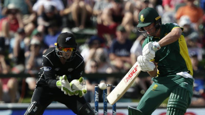 AB de Villiers in action against New Zealand. (Photo: AP) AB de Villiers in action against New Zealand. (Photo: AP)
