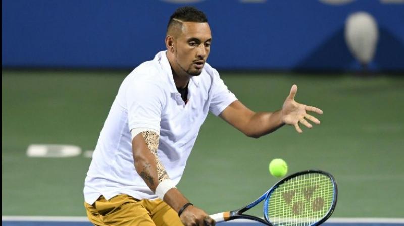 The 52nd-ranked Aussie hammered 19 aces, saved a match point and often played to the crowd in a dramatic and emotional 6-4, 3-6, 7-6 (9/7) victory over Tsitsipas, whose broken shoes caused two third-set delays. (Photo: AFP) The 52nd-ranked Aussie hammered 19 aces, saved a match point and often played to the crowd in a dramatic and emotional 6-4, 3-6, 7-6 (9/7) victory over Tsitsipas, whose broken shoes caused two third-set delays. (Photo: AFP)