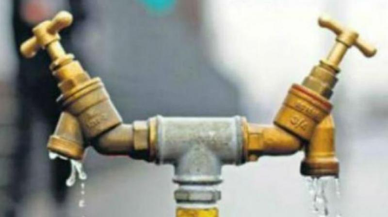 A few residents attempted to stop the wastage by tying clothes and plastic bags to the pipeline, but in vain. (Representational Image) A few residents attempted to stop the wastage by tying clothes and plastic bags to the pipeline, but in vain. (Representational Image)