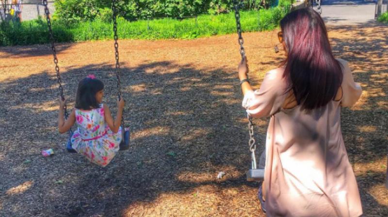 Aradha and mommy Aishwarya Rai Bachchan. Aradha and mommy Aishwarya Rai Bachchan.