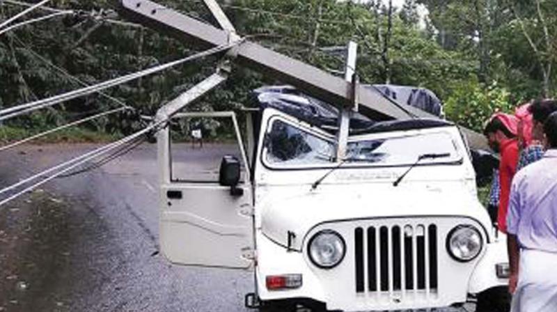 The Idukki district administration has estimated that 1,535 houses destroyed, 3,061 damaged and 11,530.64 hectares of crops lost since May 29. The Idukki district administration has estimated that 1,535 houses destroyed, 3,061 damaged and 11,530.64 hectares of crops lost since May 29.