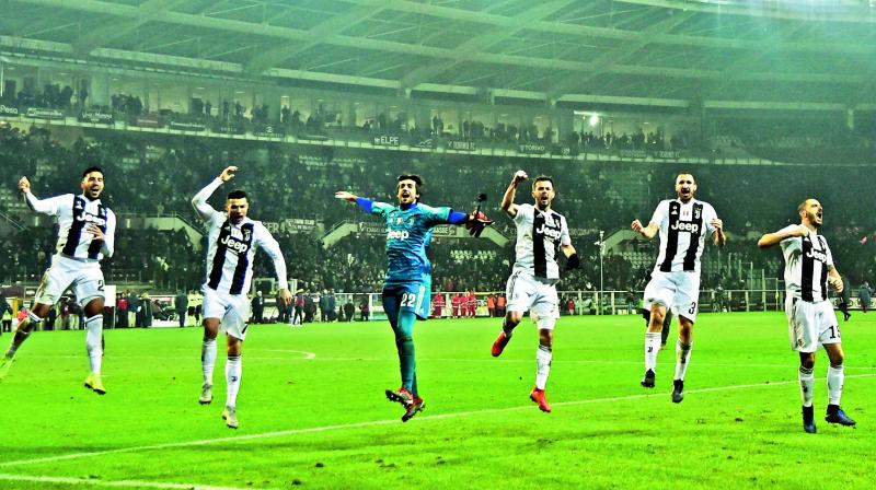 The Turin giants have an 18-point advantage on Napoli and have won both their direct clashes with Carlo Ancelotti's side this season. (AFP) The Turin giants have an 18-point advantage on Napoli and have won both their direct clashes with Carlo Ancelotti's side this season. (AFP)