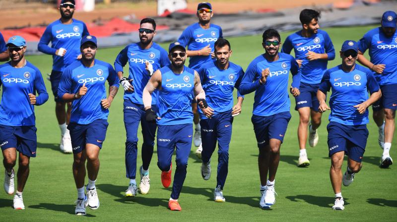 The seven-match series comprising two T20 Internationals and five ODIs against a struggling Australian side, will be India's last international assignment before the World Cup starting May 30 in England and Wales. (Photo: AFP) The seven-match series comprising two T20 Internationals and five ODIs against a struggling Australian side, will be India's last international assignment before the World Cup starting May 30 in England and Wales. (Photo: AFP)