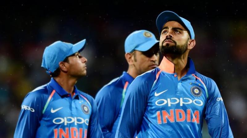 While the first two T20 matches in the series – in New Delhi and Rajkot - have seen no weather interruptions, the weather forecast for the decider on Tuesday indicates a possibility of a thunderstorm. (Photo: AP) While the first two T20 matches in the series – in New Delhi and Rajkot - have seen no weather interruptions, the weather forecast for the decider on Tuesday indicates a possibility of a thunderstorm. (Photo: AP)