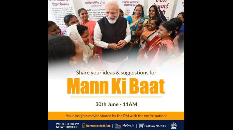 On February 24, days before the Lok Sabha elections were announced, PM Modi had suspended his monthly broadcast for March and April. (Photo: File) On February 24, days before the Lok Sabha elections were announced, PM Modi had suspended his monthly broadcast for March and April. (Photo: File)