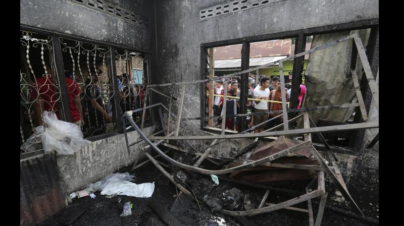 Fire broke out in the factory when a worker was conducting a test for the product. (Photo: File/ AP) Fire broke out in the factory when a worker was conducting a test for the product. (Photo: File/ AP)