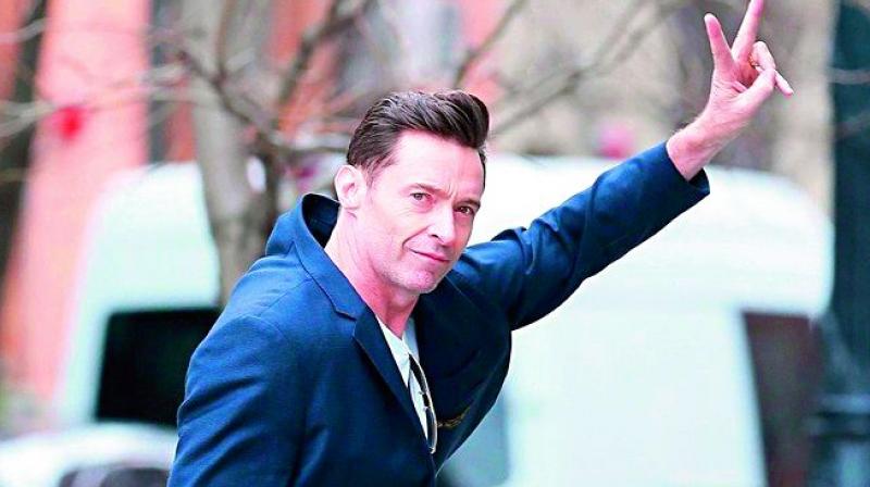 Jackman is currently busy travelling around the USA for his live performance tour The Man. Jackman is currently busy travelling around the USA for his live performance tour The Man.