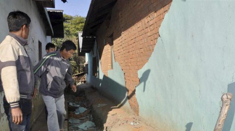 The quake was traced to a location in Ambassa area, about 59 km from Agartala. (Represenational Image/PTI) The quake was traced to a location in Ambassa area, about 59 km from Agartala. (Represenational Image/PTI)