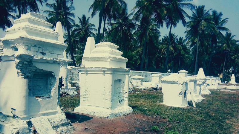 Tombs of French army at Pandavapura Tombs of French army at Pandavapura
