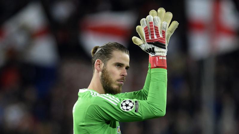 David De Gea made two breathtaking saves to deny Steven N'Zonzi and Luis Muriel at the end of the first half at the Ramon Sanchez Pizjuan, denying Sevilla a lead to take to England for next month's return. (Photo: AFP) David De Gea made two breathtaking saves to deny Steven N'Zonzi and Luis Muriel at the end of the first half at the Ramon Sanchez Pizjuan, denying Sevilla a lead to take to England for next month's return. (Photo: AFP)