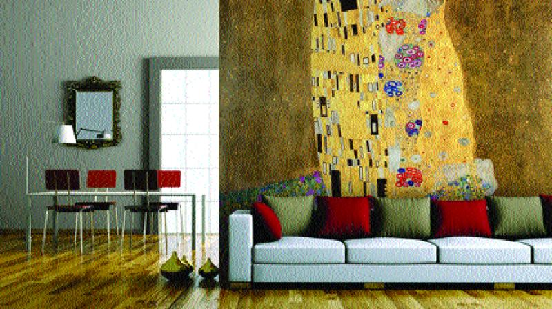 Artiste Gustav Klimt inspired a bulbous and floral design sensibility. Artiste Gustav Klimt inspired a bulbous and floral design sensibility.