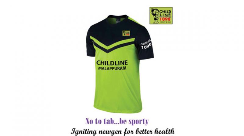 Team Childline’s jersey Team Childline’s jersey