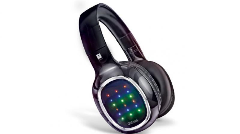 The Glitterati headphones come with an eight-hour battery life. The Glitterati headphones come with an eight-hour battery life.