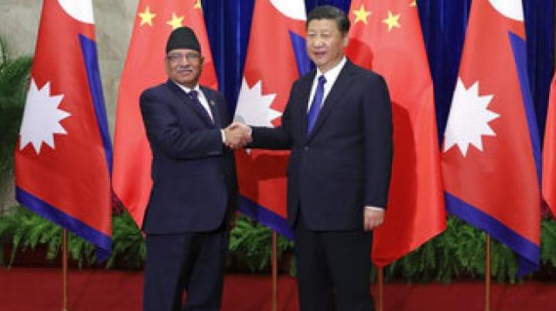 Neapl Prime Minister Pushpa Kamal and Chinese president Xi Jinping (File Photo) Neapl Prime Minister Pushpa Kamal and Chinese president Xi Jinping (File Photo)