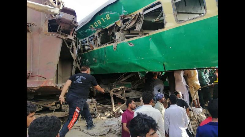 A senior railways official confirmed the toll and said, 'rescuers have pulled out all the dead and injured from the wreckage.' (Photo: AFP) A senior railways official confirmed the toll and said, 'rescuers have pulled out all the dead and injured from the wreckage.' (Photo: AFP)