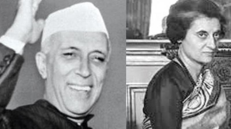 Jawaharlal Nehru and Indira Gandhi Jawaharlal Nehru and Indira Gandhi