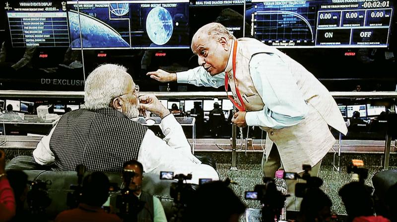 Prime Minister Narendra Modi receiving updates about the mission. Prime Minister Narendra Modi receiving updates about the mission.