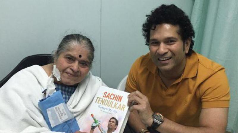 "My mother (Rajni) started it actually. I used to go play downstairs and to call me back home, mother would call 'Sachin Sachin'," Sachin Tednulkar said when asked when did he first hear the 'Sachin Sachin' chant. (Photo: Sachin Tendulkar Twitter) "My mother (Rajni) started it actually. I used to go play downstairs and to call me back home, mother would call 'Sachin Sachin'," Sachin Tednulkar said when asked when did he first hear the 'Sachin Sachin' chant. (Photo: Sachin Tendulkar Twitter)