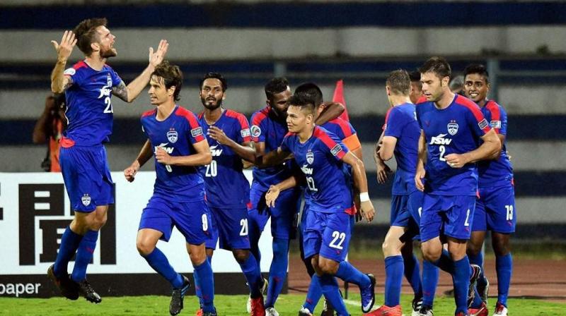 The last time Bengaluru competed for a spot in the Champions League group stages was in February 2015 when they took Johor Darul Ta'zim to extra-time in the single-leg tie before going down 2-1. (Photo: PTI) The last time Bengaluru competed for a spot in the Champions League group stages was in February 2015 when they took Johor Darul Ta'zim to extra-time in the single-leg tie before going down 2-1. (Photo: PTI)
